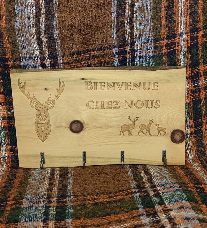 Accroche clefs Bienvenue chez nous