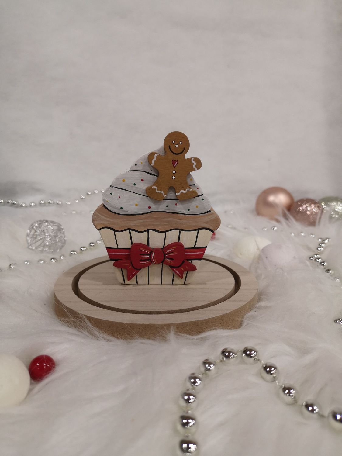 cup cake de Noel, choix du modèle: Cupcake Bonhomme pain d'épice