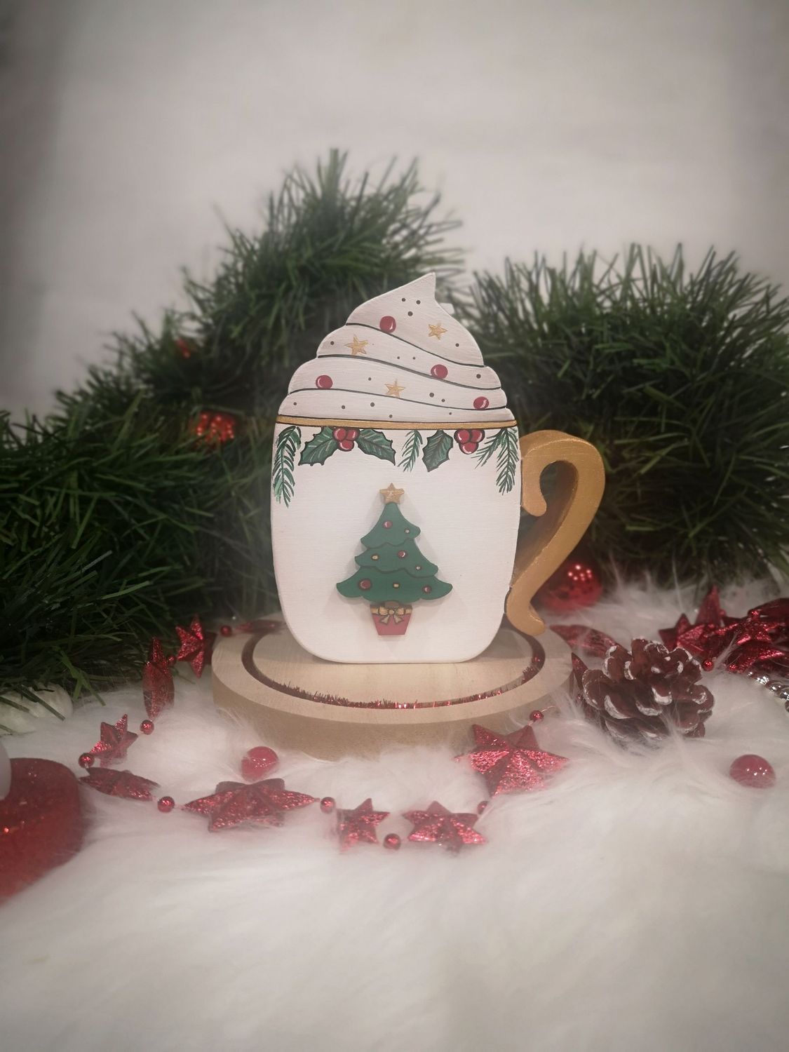 Mug Sapin décoré