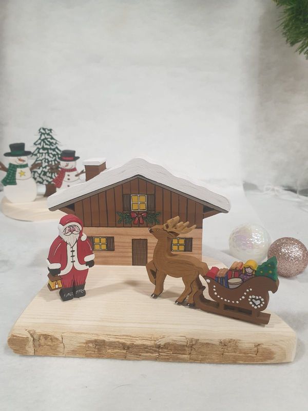 Chalet d'hiver du père noël