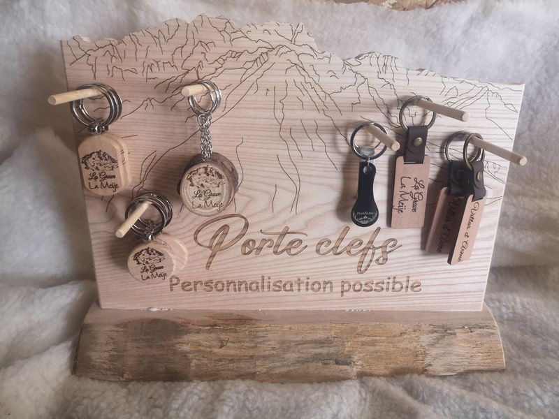 Porte clefs à personnaliser