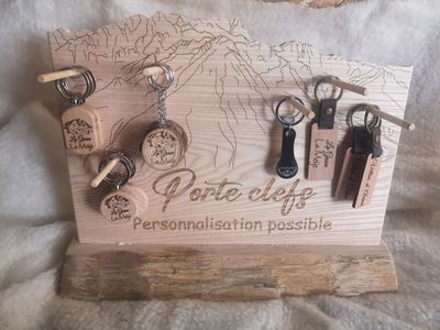 Porte clefs à personnaliser