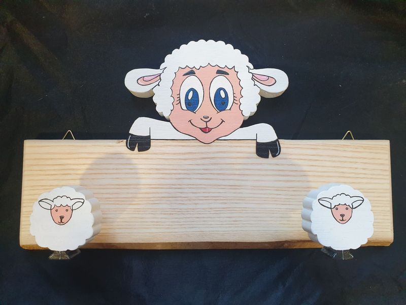 Porte manteaux mouton