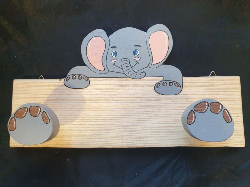 Porte manteaux éléphant