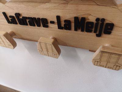 Porte manteaux téléphérique