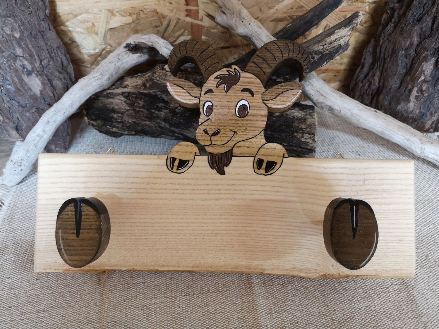 Porte manteaux Bouquetin