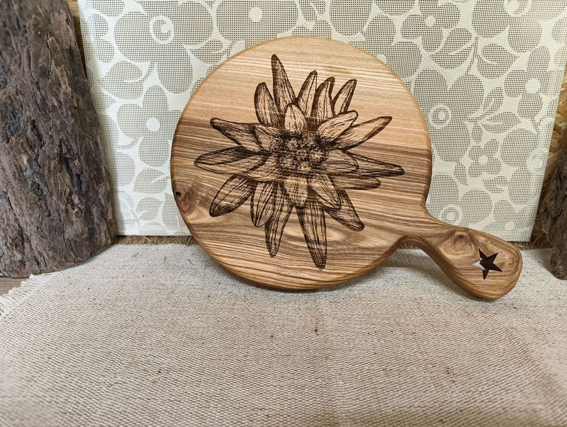 Plateau de présentation rond EDELWEISS