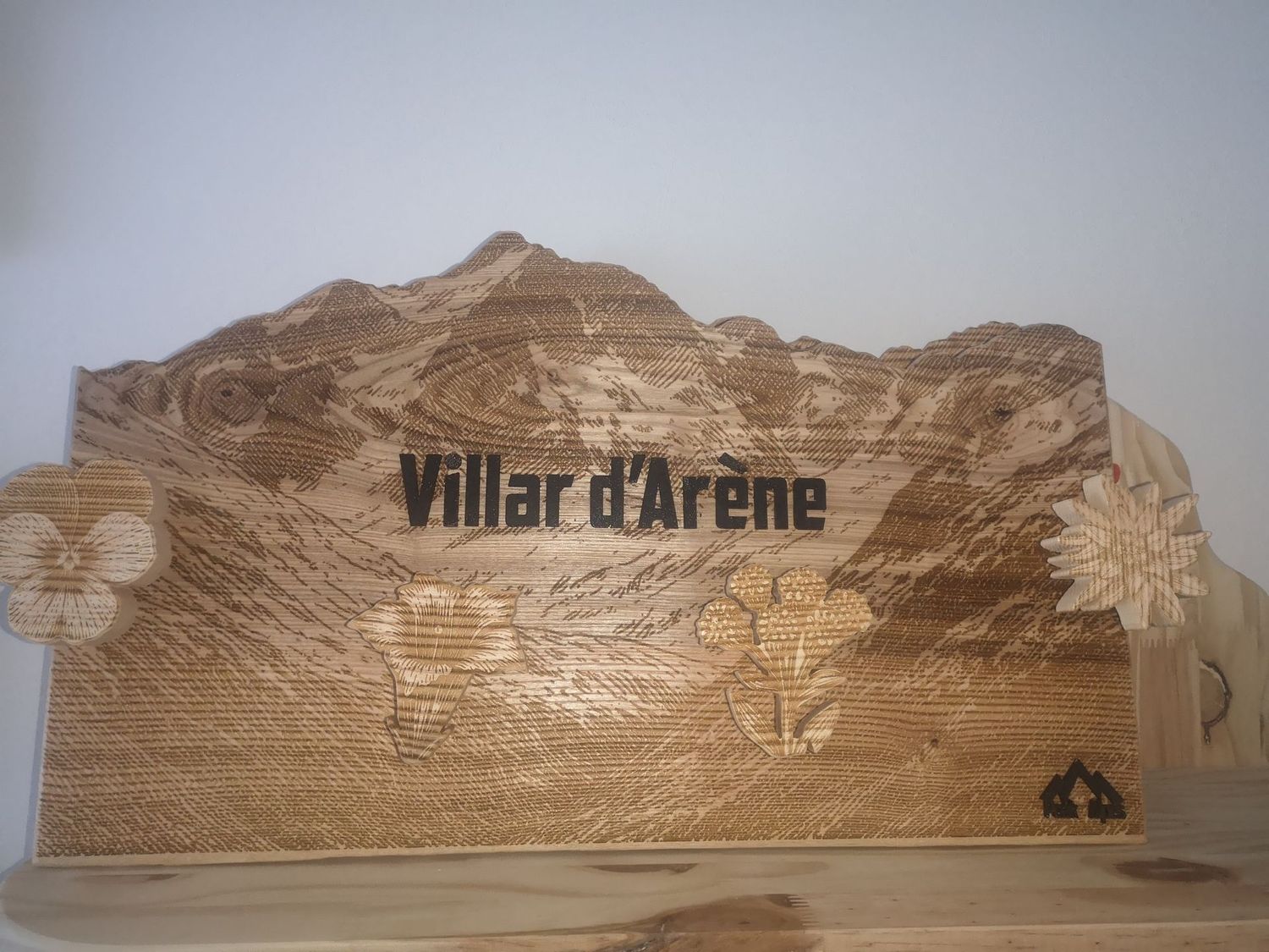 Porte Manteaux Fleurs de montagne, Cabine '4 patères Porte Manteaux Fleurs de montagne, Cabine '4 patères"