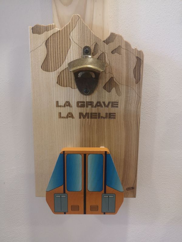 Décapsuleur mural téléphérique Décapsuleur mural téléphérique