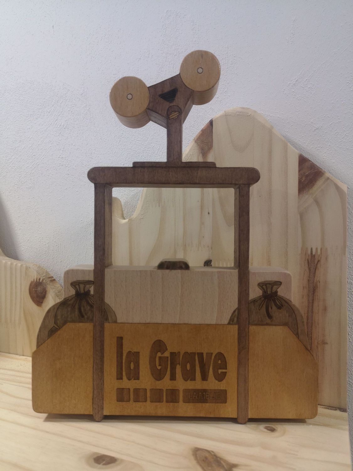 Cabine de service de la Grave, la Meije, Taille: Petite taille 12.5 cm x 16 cm, Couleur: Naturel