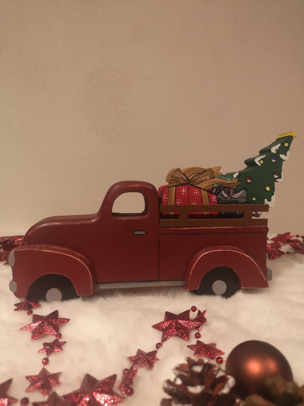 Décoration d'hiver pour truck de saison
