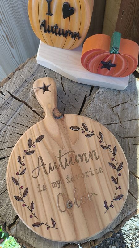 Planche de décoration Autumn