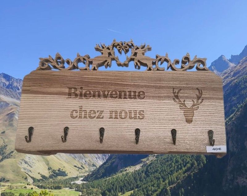 Accroche clefs  chantournage