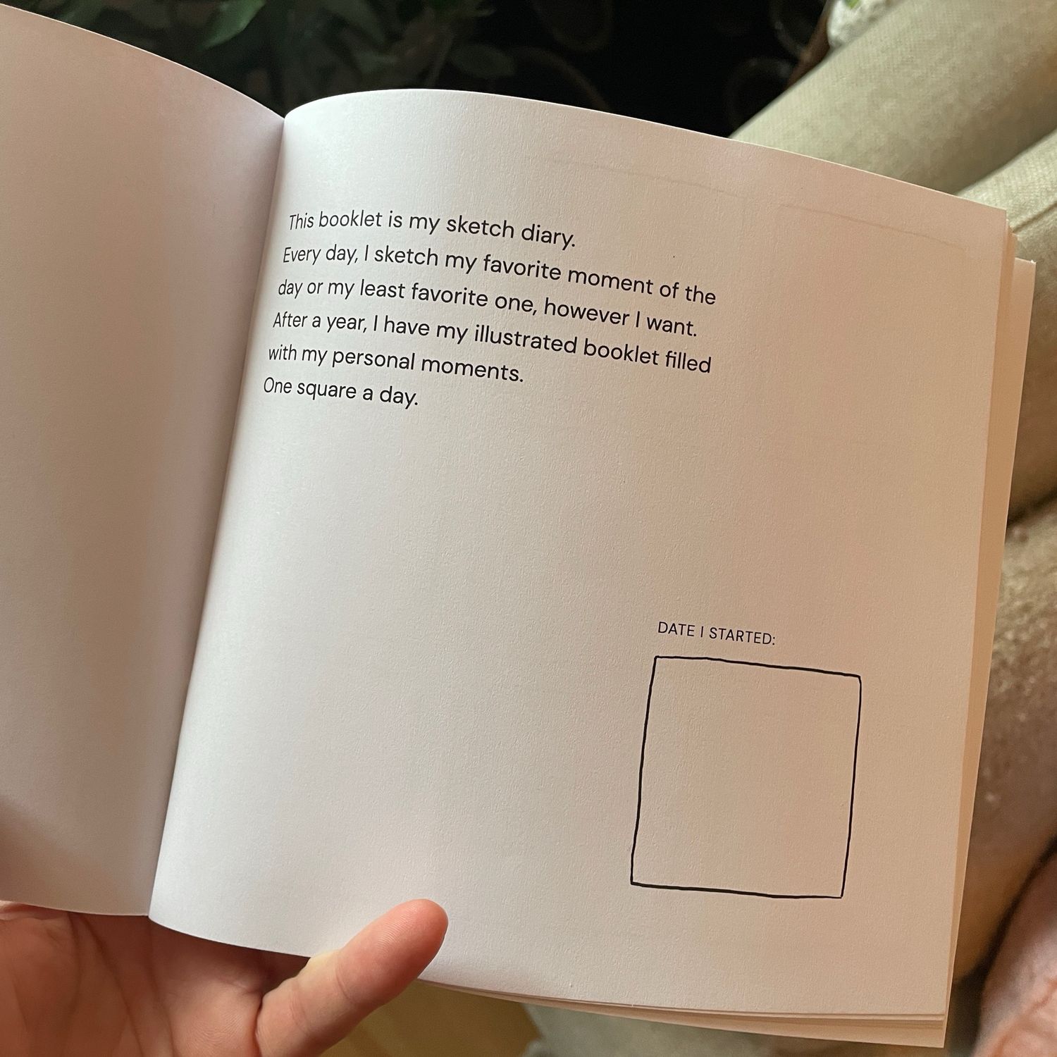 One Square a Day Diary