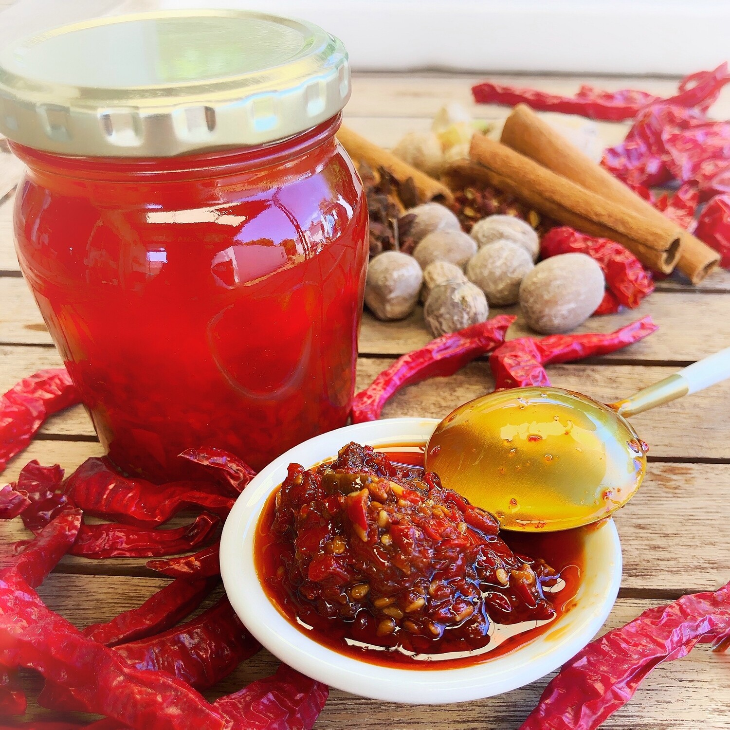 Home-Made Szechuan Chilli Oil 200ml Home-Made Szechuan Chilli Oil 200ml