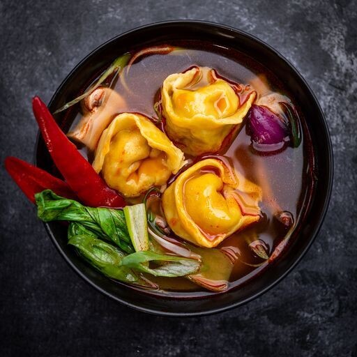 Posh Prawn Dumplings/Potstickers (20) 養身素餃 加 鮮蝦