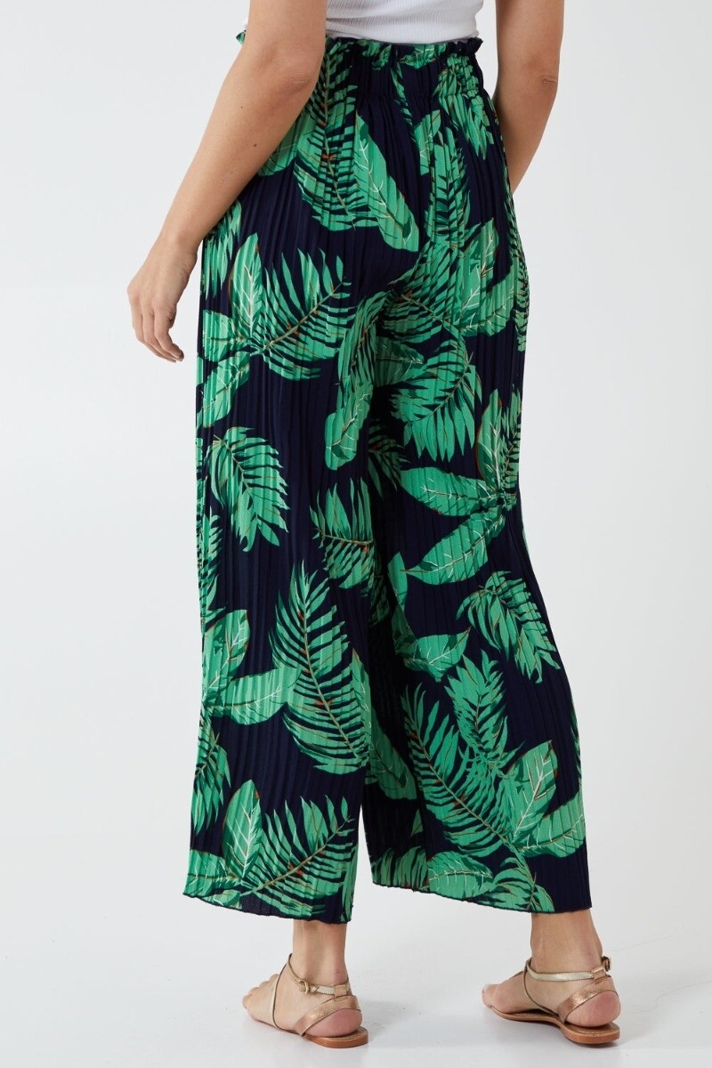 Tropical Print Elasticated Culottes