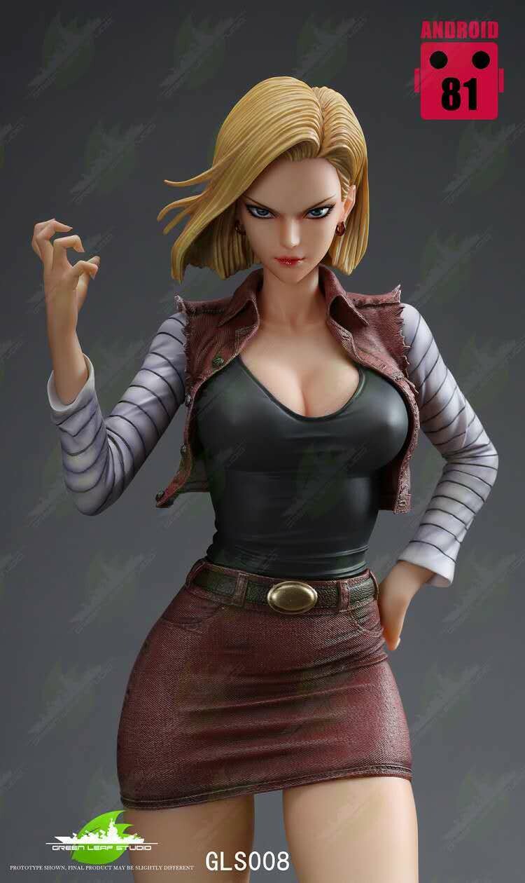 (PO) Green Leaf - Android 18 (Red Suit)
