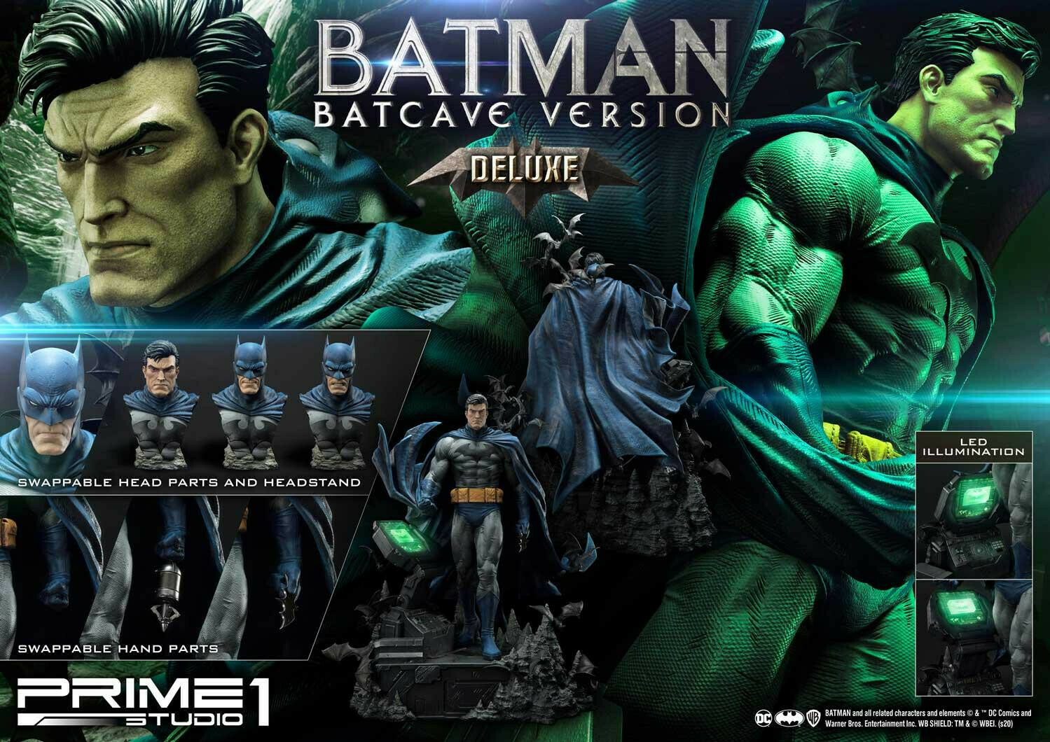 (PO) Prime 1 - Hush: Batman Batcave Version (DX Bonus Version)