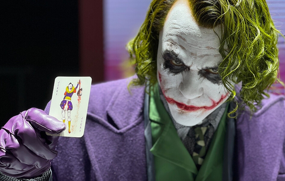 (PO) Queen Studios - Joker (Heath Ledger) Life-Size Statue