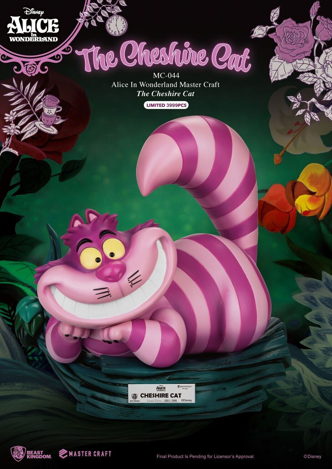(PO) Beast Kingdom - Alice In Wonderland Master Craft The Cheshire Cat