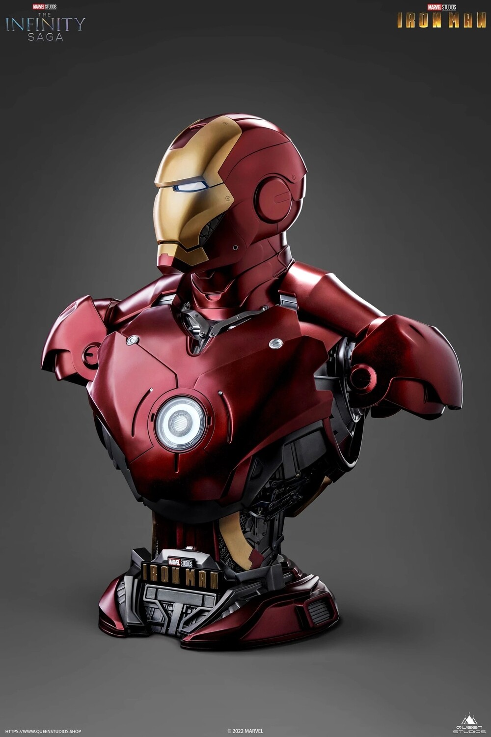 (PO) Queen Studios - Iron Man Mark 3 - Life-size bust
