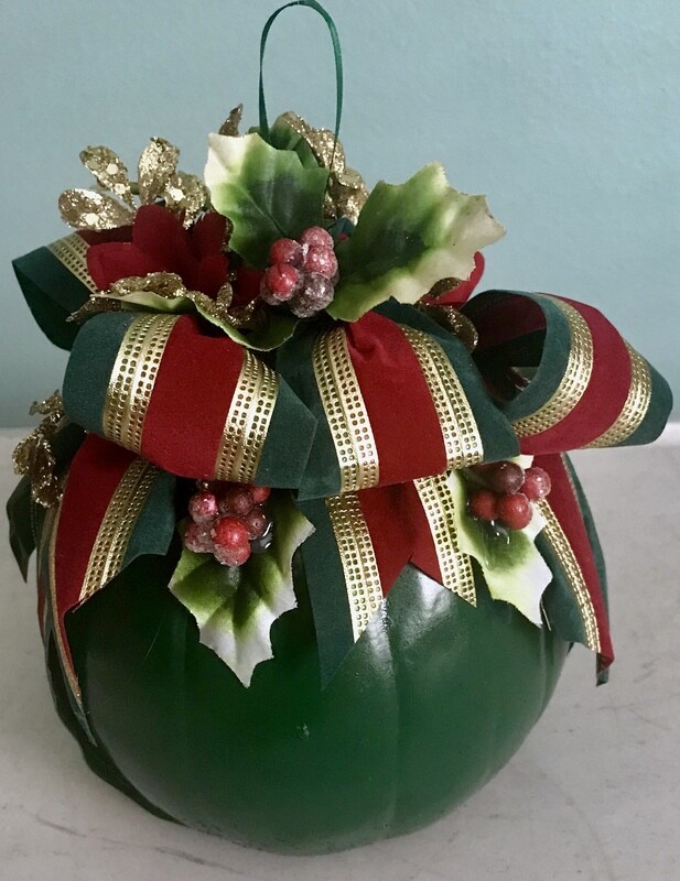 Decorative Pumpkin - Green
