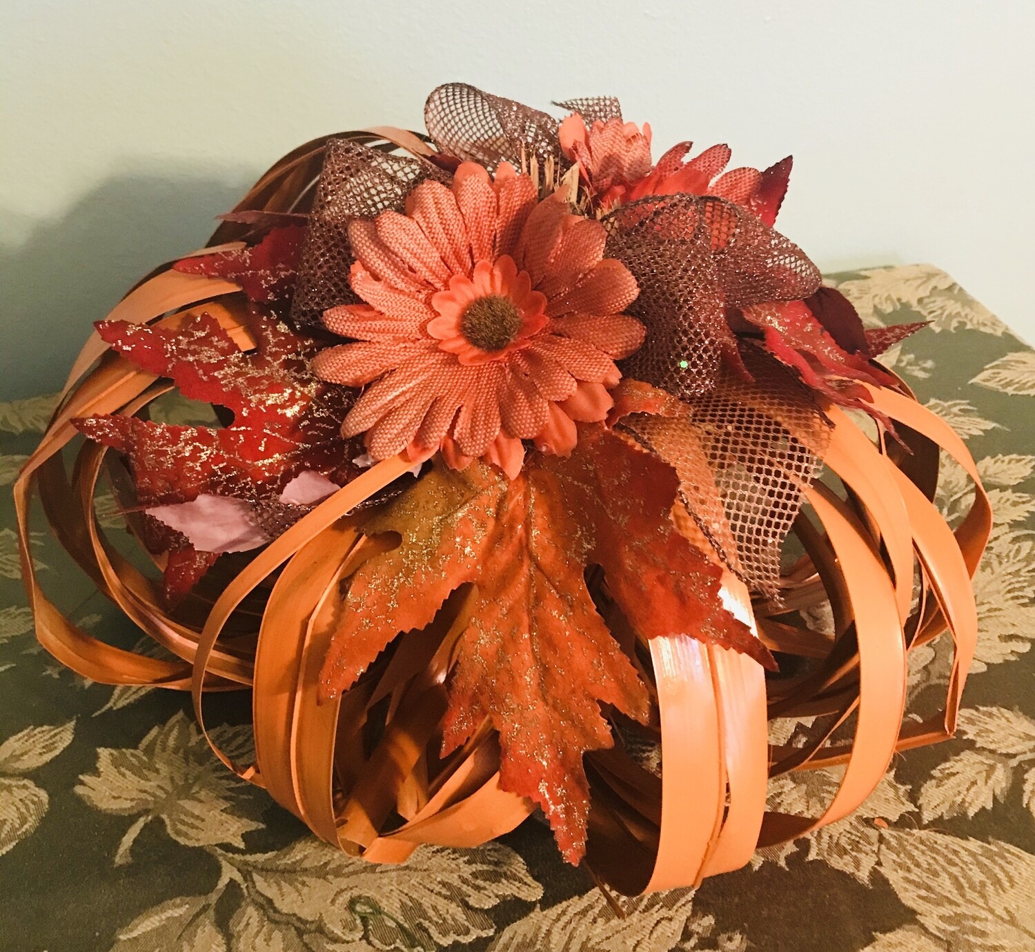 Palm Frond Pumpkin
