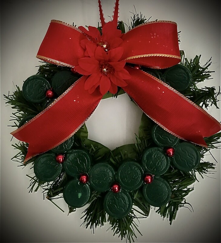Bottlecap Wreath