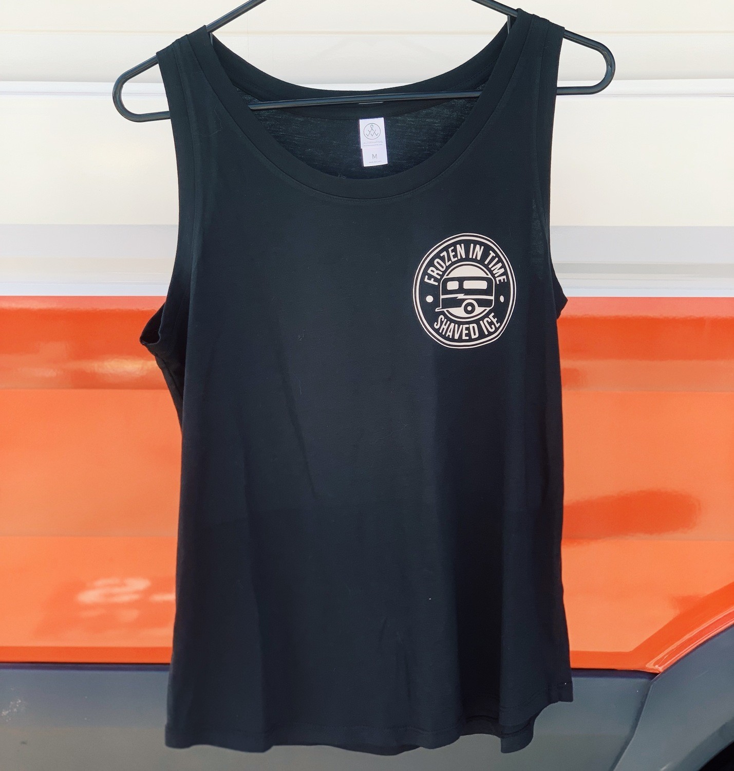Charcoal Grey Small Logo Tank