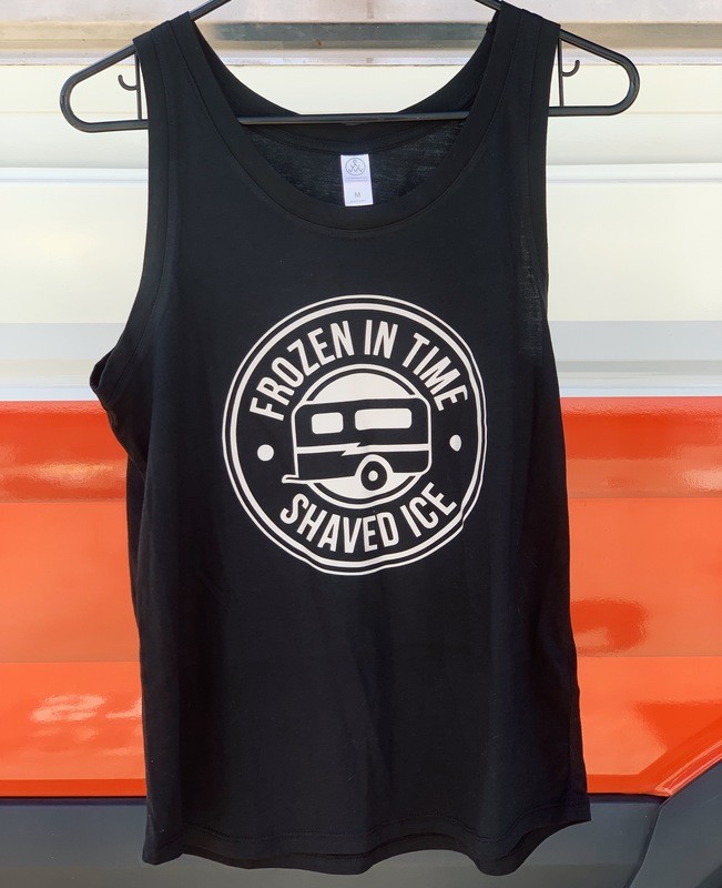 Charcoal grey big logo tank