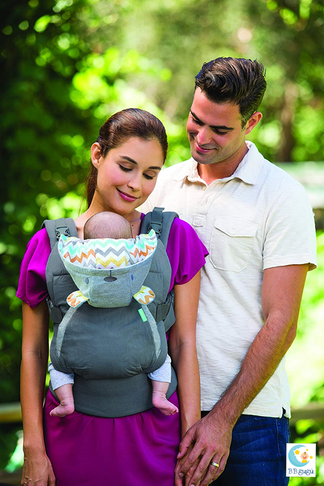 Cangurera Con Capucha de Osito Unisex Diseño Ergonómico (3 Meses a 4 Años)