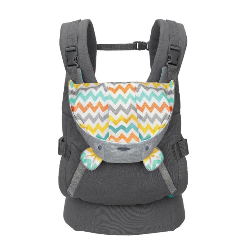 Cangurera Con Capucha de Osito Unisex Diseño Ergonómico (3 Meses a 4 Años)