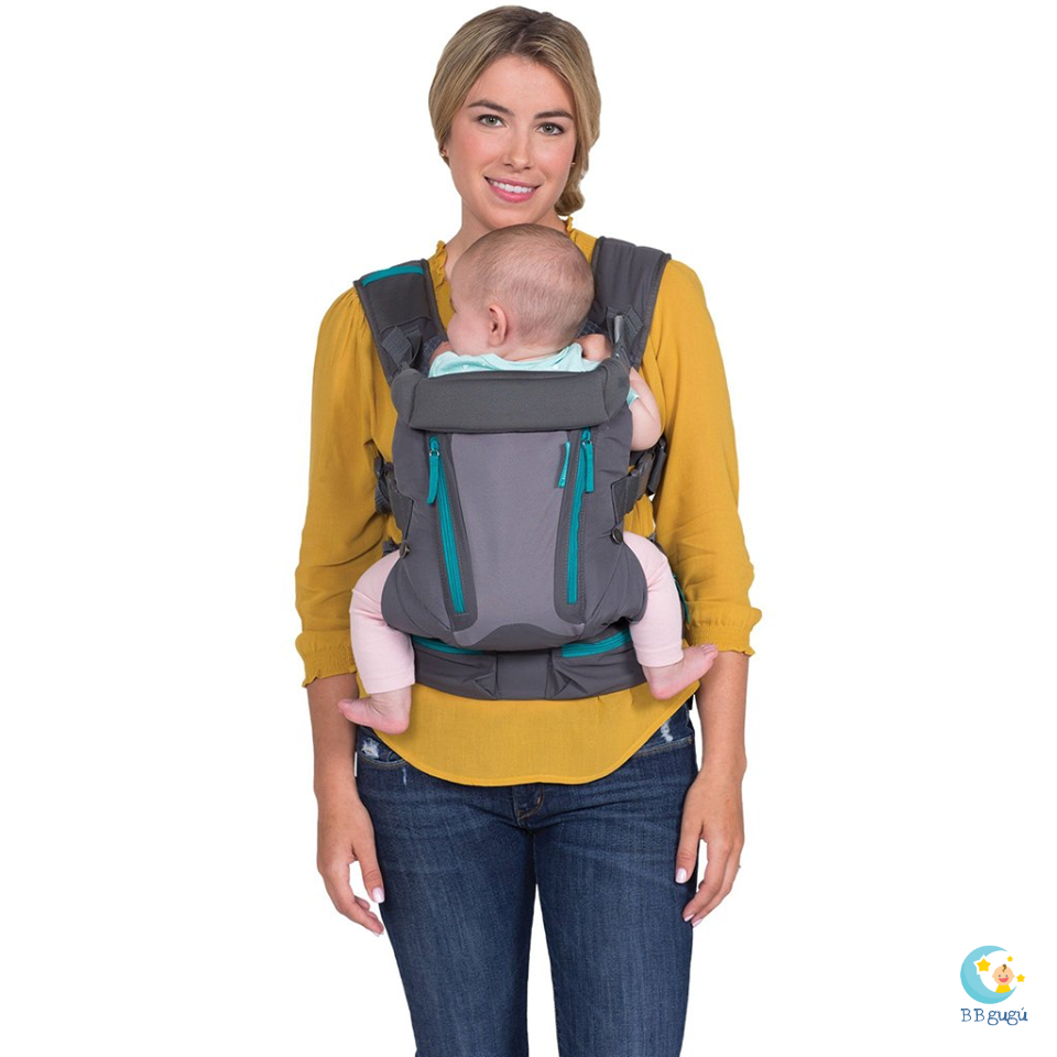 Cangurera Ergonómica Múltiples Bolsillos