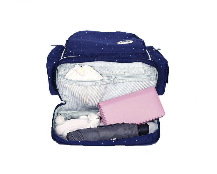 Pañalera Baby&amp;Mom Gran Capacidad Bolso y Mochila