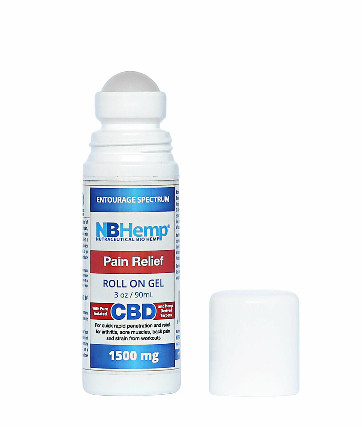 Шариковый гель с КБД (CBD) 1500 мг (обьем 90 мл.) с улучшенной абсорбцией