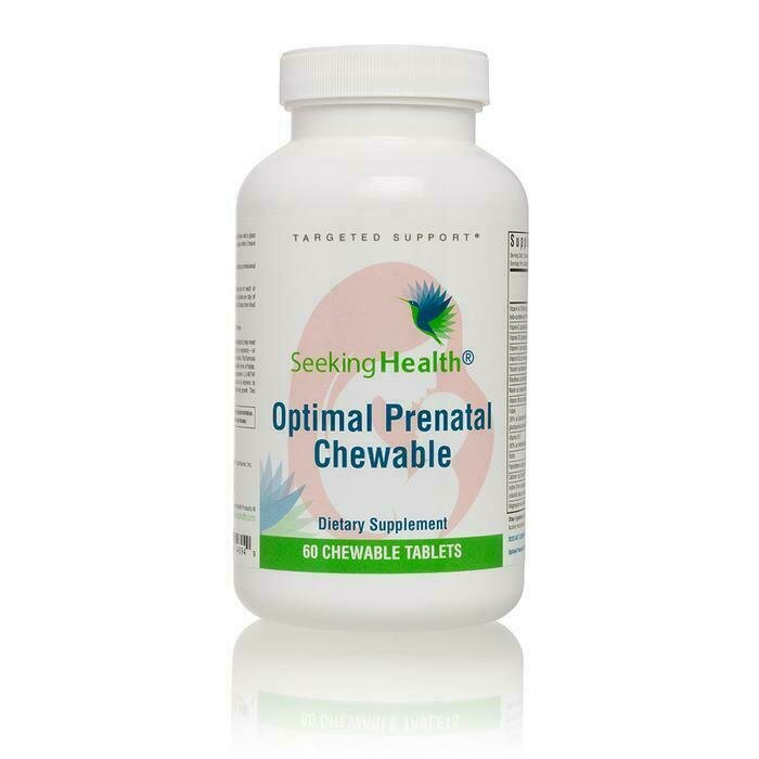 Optimal Prenatal Chewable - 60 Tablets