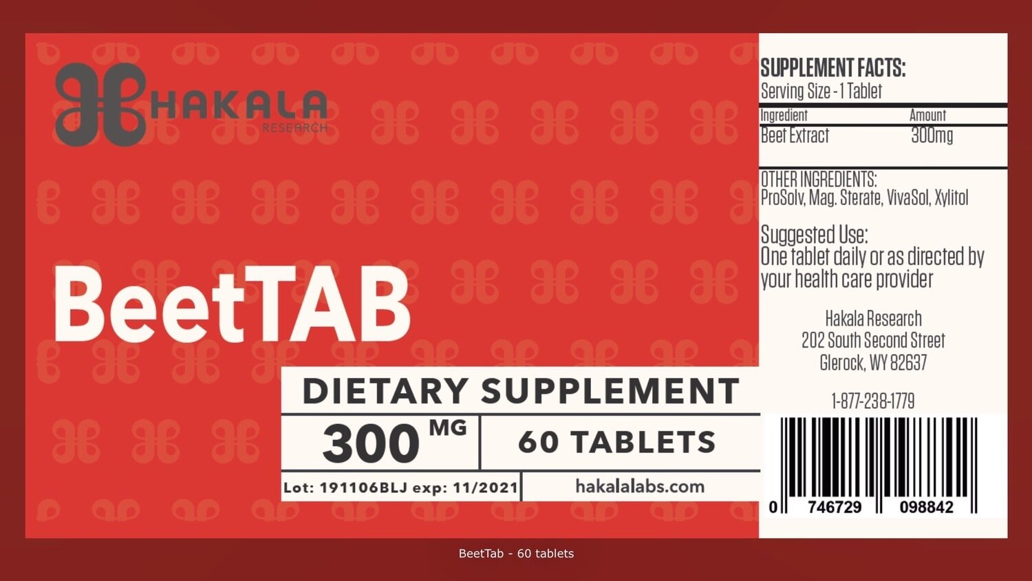 BeetTab - 60 tablets