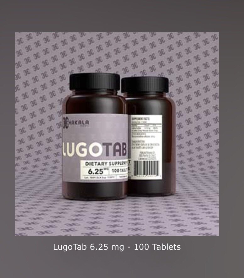 LugoTab 6.25 mg - 100 Tablets