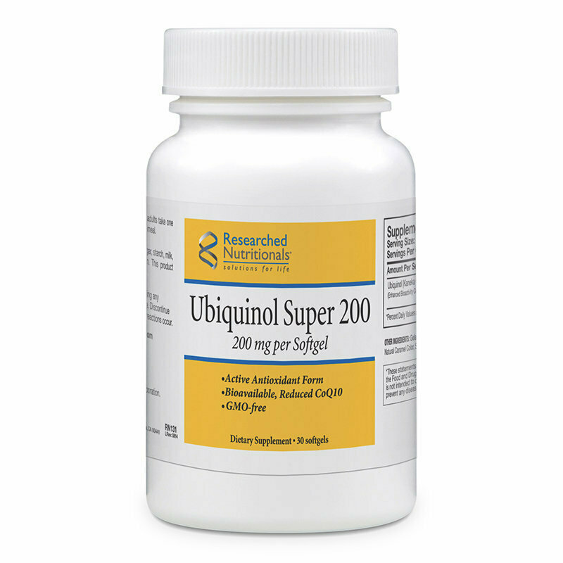 Ubiquinol Super 200™ Р GMO-free