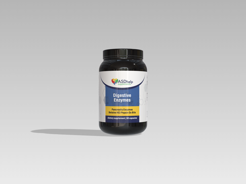 Digestive enzymes with HCI + Ox bile 90 capsules