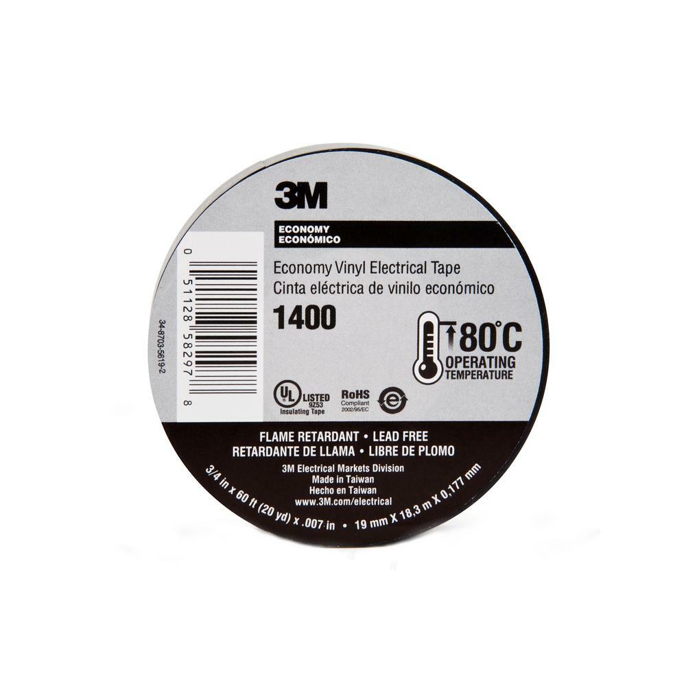 Electrical Tape 3M/BK 3/4 (IN-10) (1400)