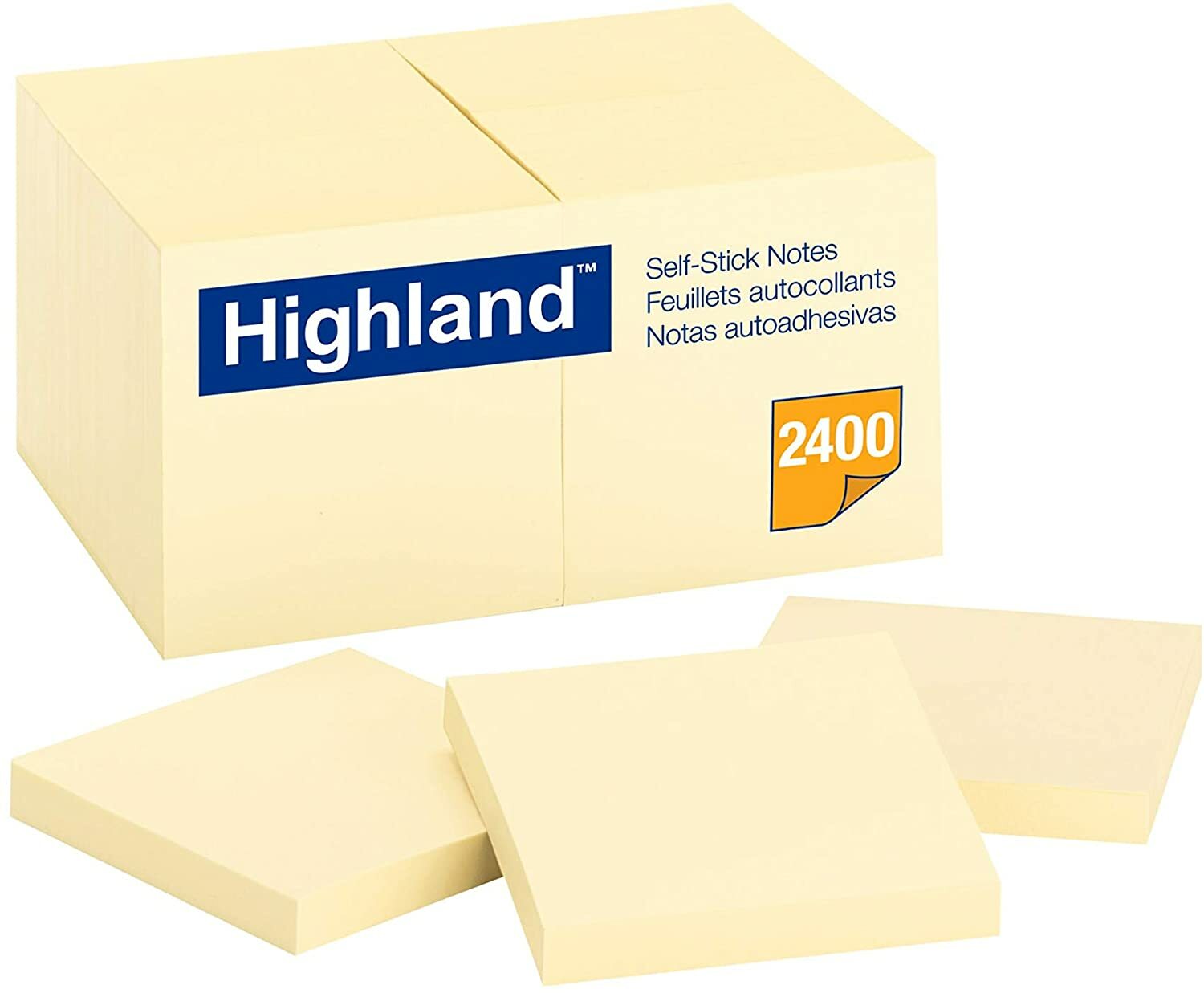 Sticky Notes Highland YEL 1-1/2