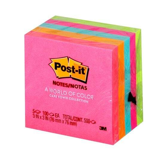 Sticky Notes 3M/AC 3x3 (IN-3) (654-5PK)