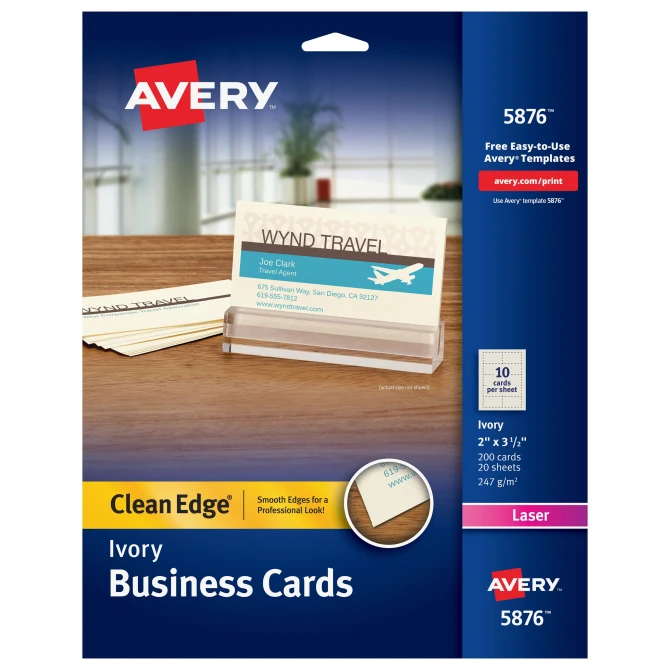 Business Cards/Ivory  (AVE 05876)