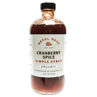 Organic Cranberry Spice Simple Syrup (16oz) Organic Cranberry Spice Simple Syrup (16oz)