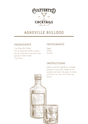 Asheville Vodka Cocktail Kit: "Asheville Bull Dog" Asheville Vodka Cocktail Kit: "Asheville Bull Dog"