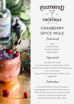 Cocktail Kit: Cranberry Spiced Mule Cocktail Kit: Cranberry Spiced Mule