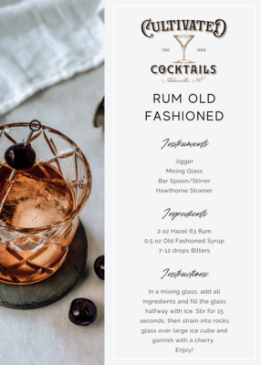 Cocktail Kit: Rum Old Fashioned Cocktail Kit: Rum Old Fashioned
