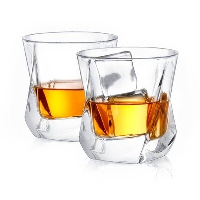 JoyJolt - Aurora Crystal Whiskey Glasses